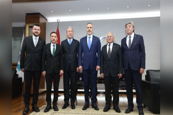 Bakan Fidan’dan Büyükkılıç’a ziyaret