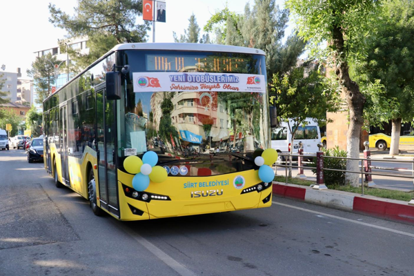 Siirt’te 690 bin 526 yolcu toplu taşımayı tercih etti