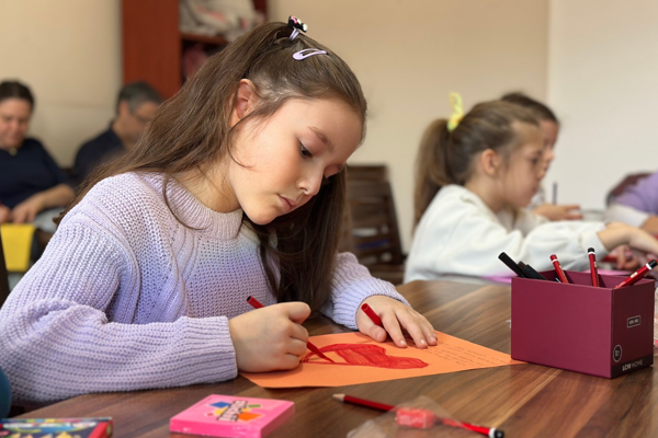 Alsancak Kent Kütüphanesi’nde çocuklara yönelik atölye düzenlendi