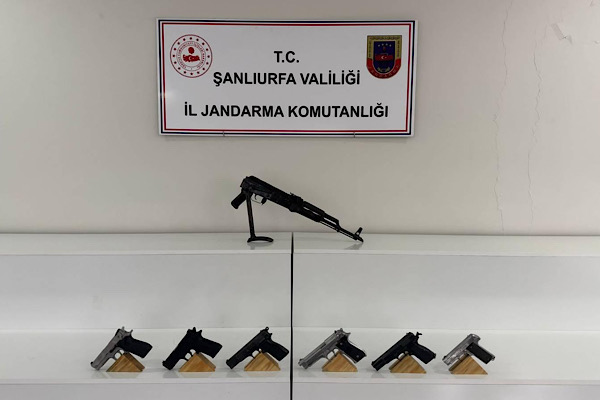 Viranşehir’de ruhsatsız silah operasyonu düzenlendi