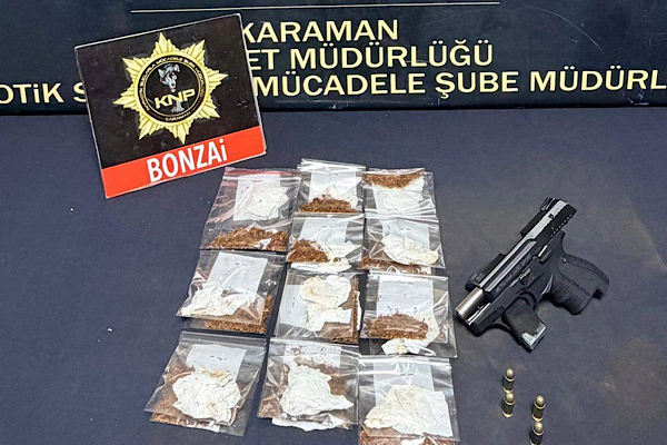 Karaman’da asayiş ve narkotik operasyonu