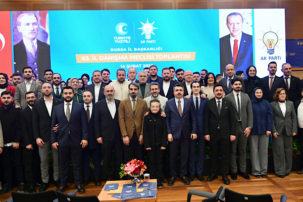 AK Parti Bursa İl Başkanlığı 63. İl Danışma Meclisi Toplantısı gerçekleştirildi