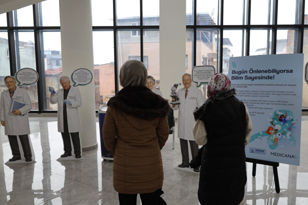 Konak’ta rahim ağzı kanserine karşı bilimsel farkındalık