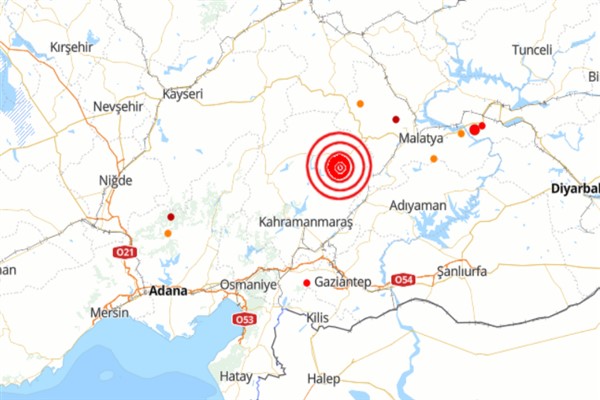 Kahramanmaraş’ta deprem