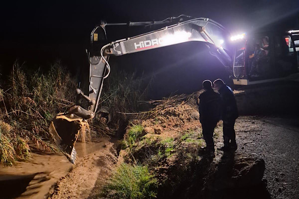 Alanya’da yağış sonrası saha çalışmaları yürütüldü