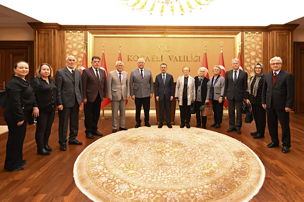 Kocaeli Kırım Tatar Derneği, Vali Aktaş’ı ziyaret etti