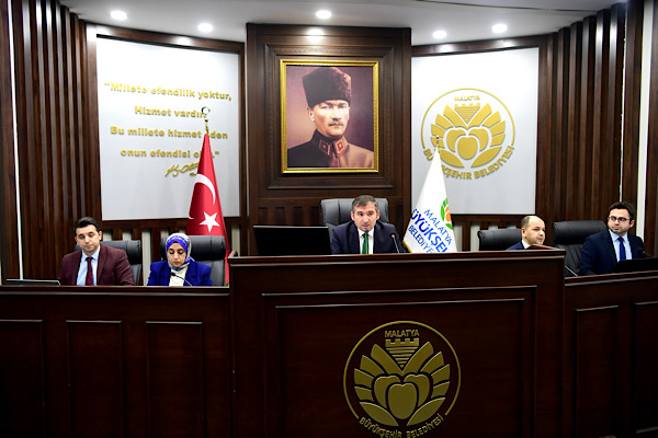 Malatya Büyükşehir Belediye Meclisi Şubat ayı toplantısı yapıldı