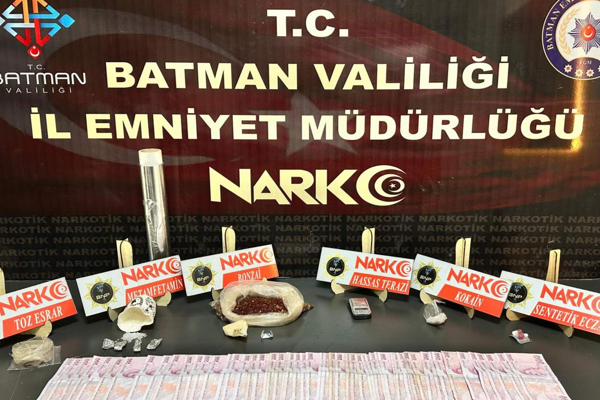Batman’da uyuşturucu operasyonu