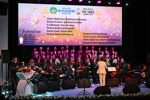 Malatya’da Tasavvuf Müziği konseri düzenlendi