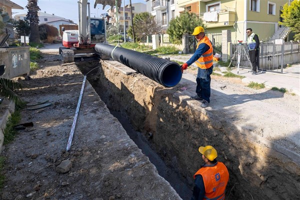 Urla’da taşkınlara karşı yatırım