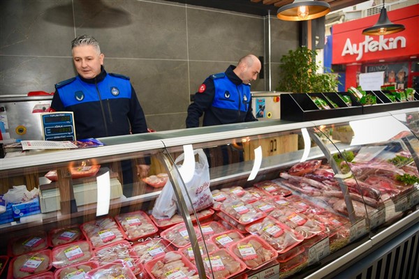 Giresun’da kasaplara zabıta denetimi