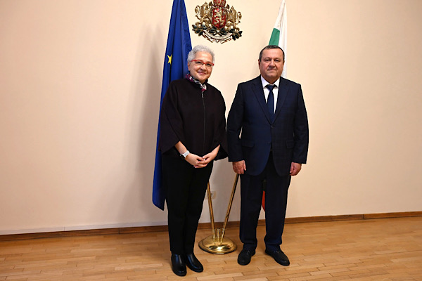 Ademov, UNHCR Bulgaristan Temsilcisi Kuzucu ile bir araya geldi