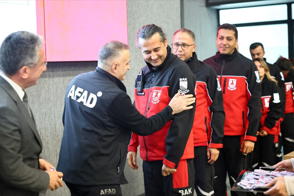 Bodrum Belediyesi BAK ekibine AFAD Akreditasyon arması