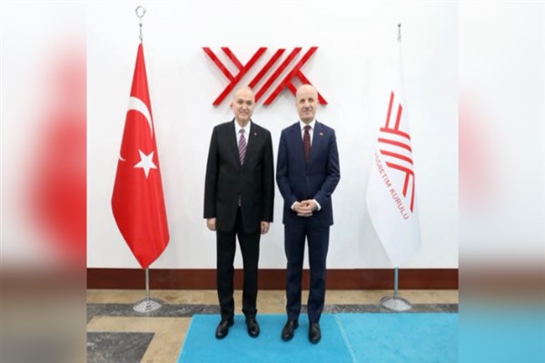Başkan Özlü, YÖK Başkanı Özvar ile Düzce Üniversitesi Hastanesi için görüştü