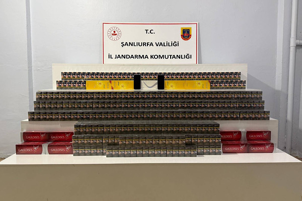 Şanlıurfa’da kaçak tütün ve alkol operasyonu
