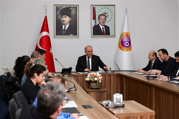 Ordu İl Tanıtım ve Geliştirme Kurulu Toplantısı Vali Erol başkanlığında yapıldı