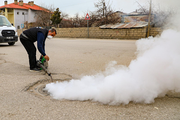 Van’da haşereyle mücadelede kış mesaisi tamamlandı