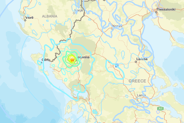 Yunanistan’da deprem