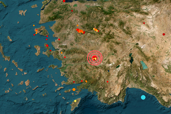 Denizli’de 4.0 büyüklüğünde deprem