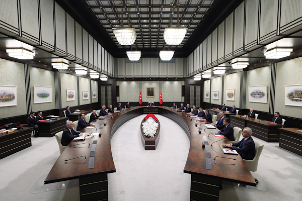 Cumhurbaşkanlığı Kabinesi Erdoğan başkanlığında toplandı