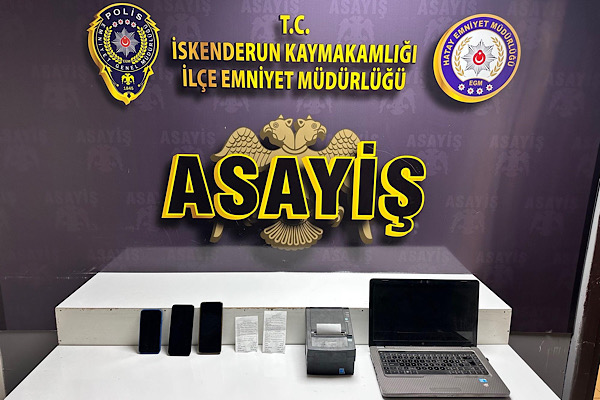 İskenderun’da yasadışı bahis operasyonu