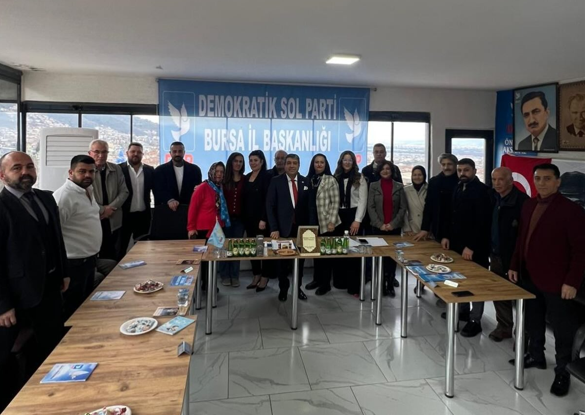 DSP Bursa heyetinde görev değişimi