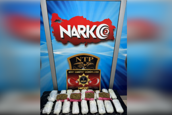 Siirt’te uyuşturucu operasyonu