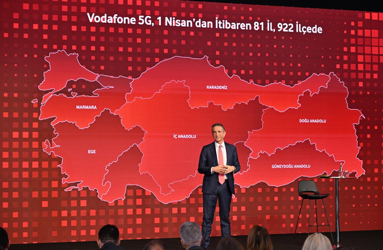 Vodafone, 1 Nisan’da 81 il ve 922 ilçede  5G sinyalini aynı anda verecek