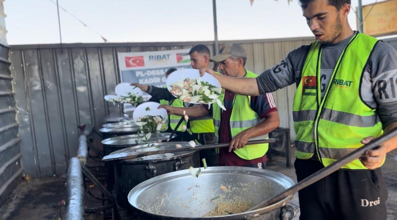 Ribat’tan Gazze’de 50 bin kişilik iftar