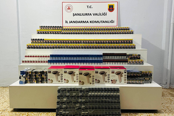 Şanlıurfa’da kaçakçılık operasyonu