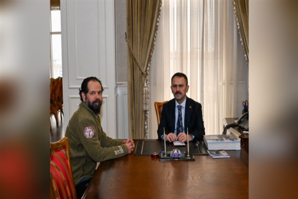 ANDA Arama Kurtarma Derneği Başkanı Vali Aktaş’ı ziyaret etti