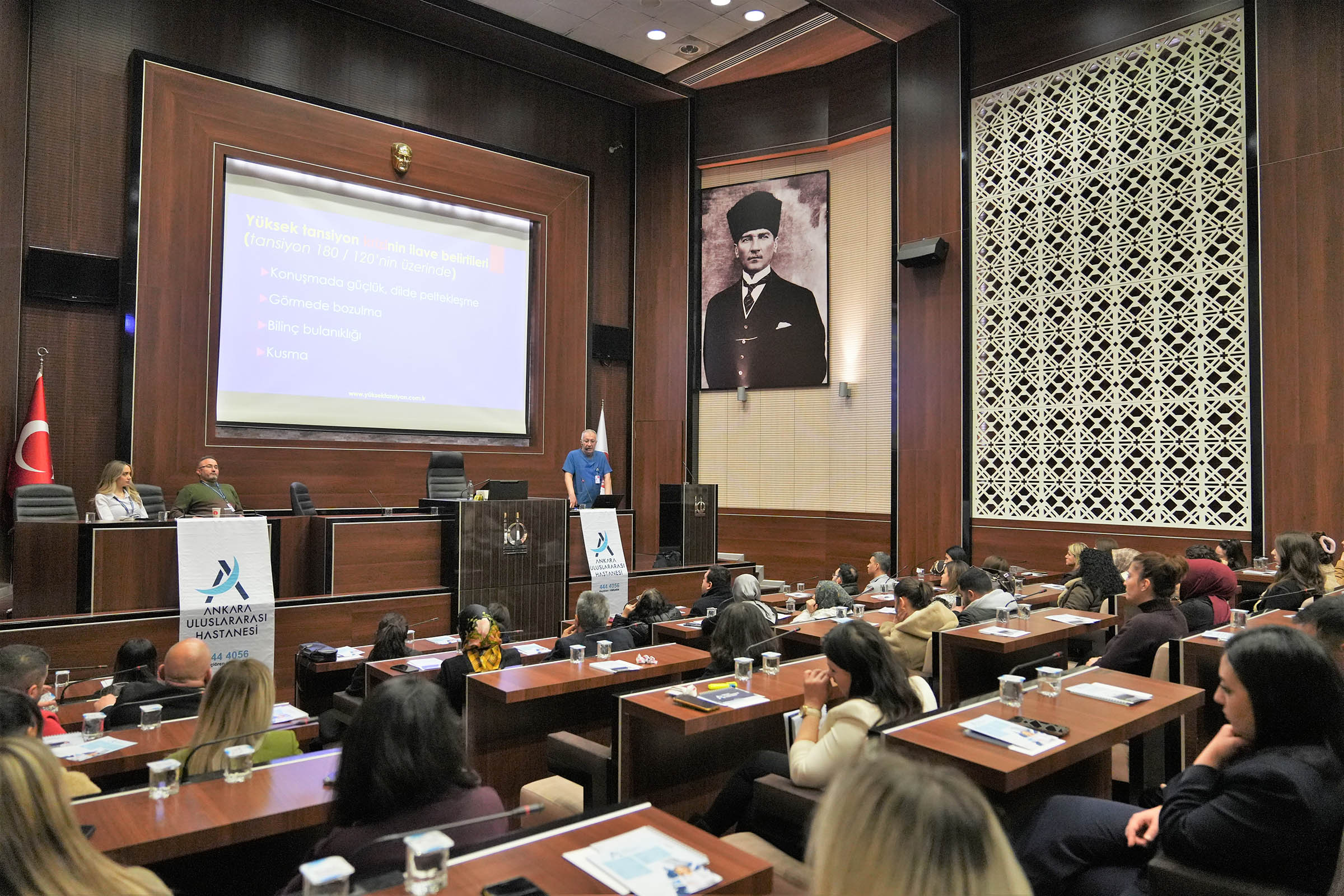 Keçiören Belediyesi personeline sağlıklı yaşam semineri