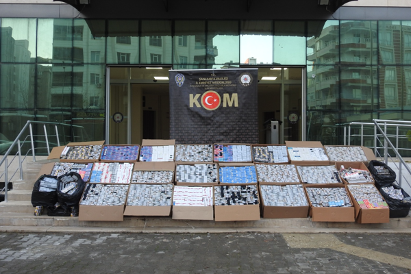 Şanlıurfa’da 30 bin paket kaçak sigara ele geçirildi