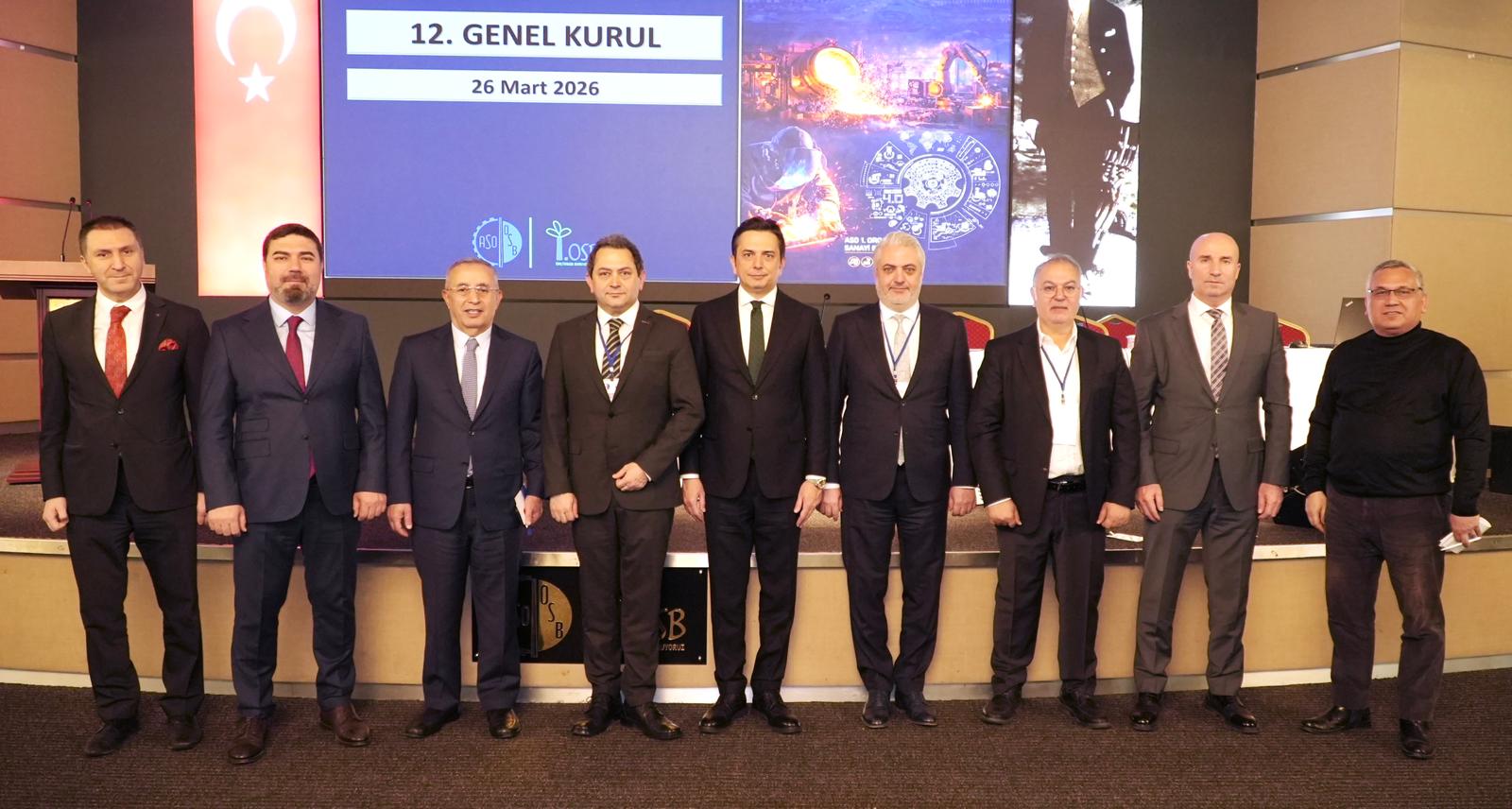 ASO 1. Organize Sanayi Bölgesi’nin 12. Olağan Mali Genel Kurul Toplantısı gerçekleştirildi.