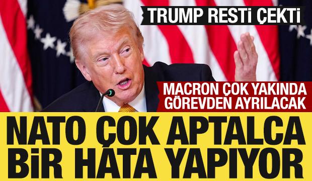 Macron'dan Trump'a yanıt: Savaşa katılmayacağız!