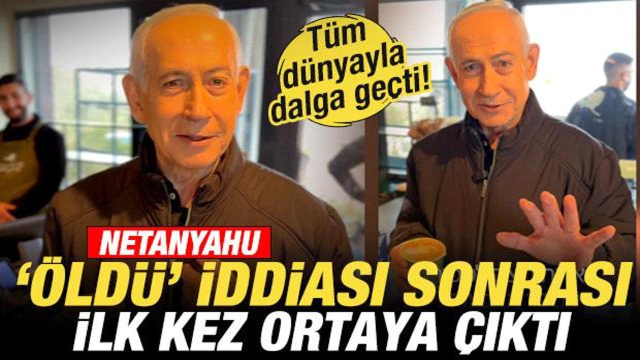 Netanyahu “öldü” iddiası sonrası ilk kez ortaya çıktı! Tüm dünyayla dalga geçti