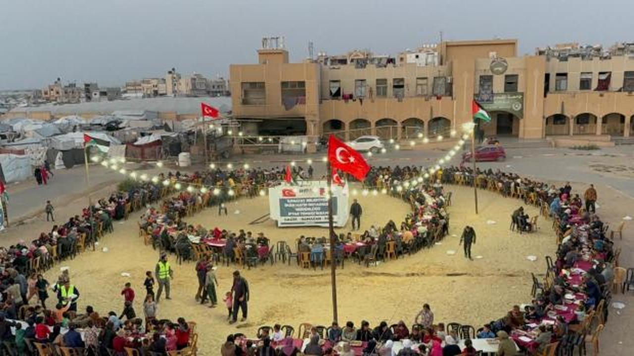 Ribat’tan Gazze’de 50 bin kişilik iftar