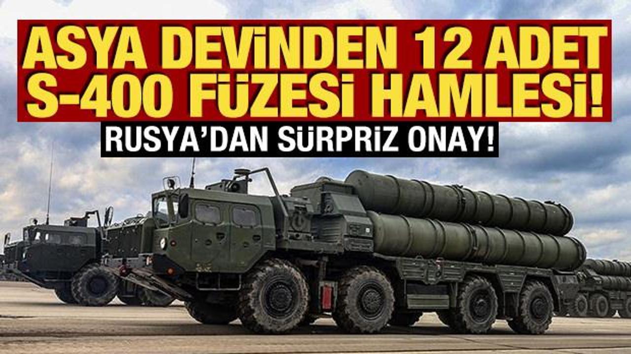 Rusya’dan sürpriz onay geldi! Asya devinden 12 Adet S-400 füzesi hamlesi