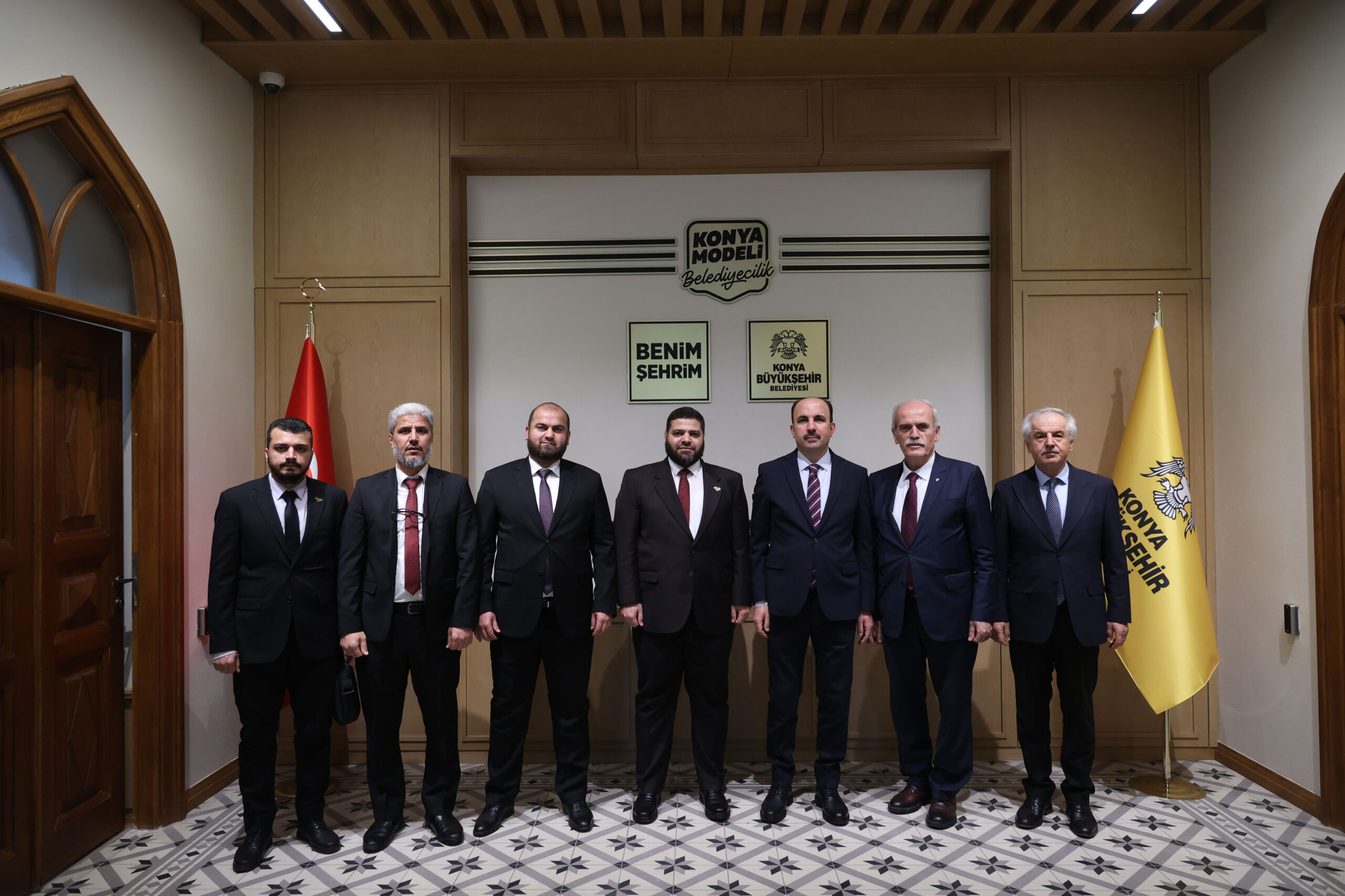 Suriyeli heyeti Konya’da ziyaret gerçeklşeştirdi