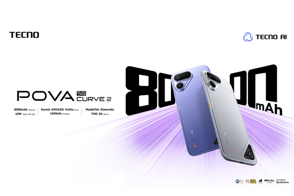 TECNO POVA Curve 2 5G online satışa açıldı