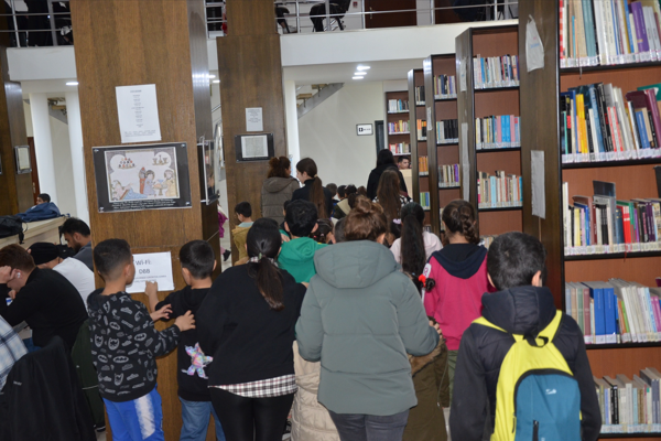 Diyarbakır’da 130 çocuk, kütüphane ziyareti gerçekleştirdi