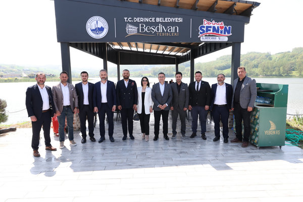 Derince’de yatırımlar, siyasi parti başkanlarıyla yerinde incelendi