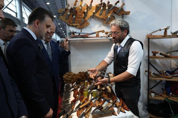 Bursa bıçağı uluslararası festivalde sergilendi