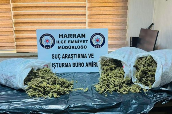 Şanlıurfa’da 8 kilodan fazla esrar ele geçirildi