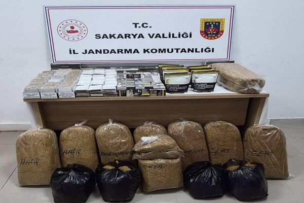 Sakarya’da kaçakçılık operasyonu
