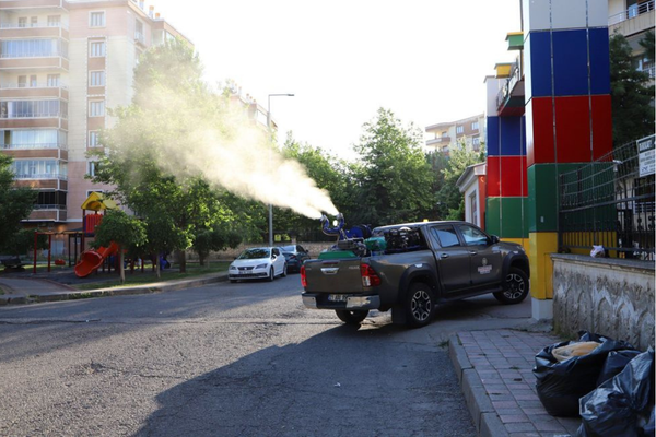 DBB’den 17 ilçede ULV destekli vektörle mücadele çalışması