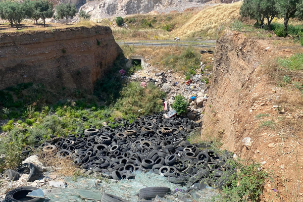 Manisa’da atık lastiklerin geri dönüşümü için yeni uygulama başlatıldı