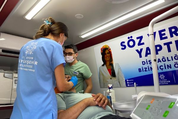 Çerçioğlu: Mobil diş sağlığı kliniği Bozdoğan’da hizmet verdi