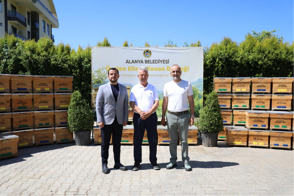 Alanya Belediyesi 168 arı kovanını üreticiyle buluşturdu