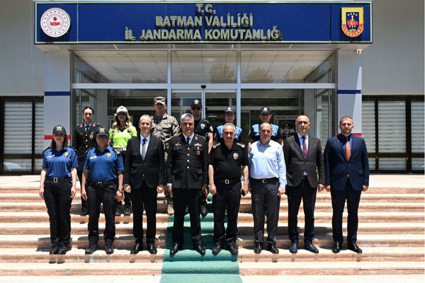 Batman İl Emniyet Müdürü Kaba’dan, İl Jandarma Komutanı Doğan’a ziyaret